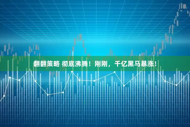 翻翻策略 彻底沸腾！刚刚，千亿黑马暴涨！